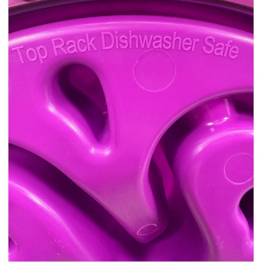 Outward Hound‎ Purple Slow Feed Dog Bowl 10.5